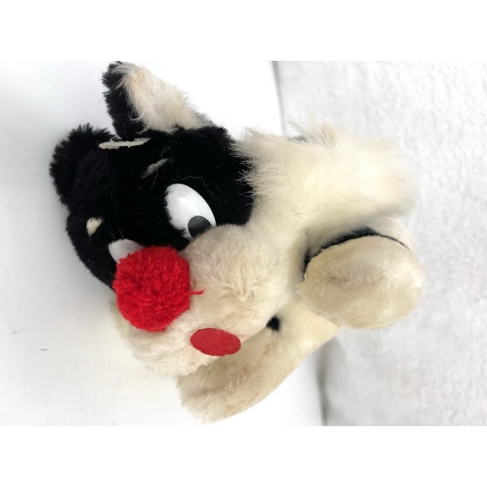 Vintage 1971 Warner Brothers Mighty Star Sylvester Cat Plush 9